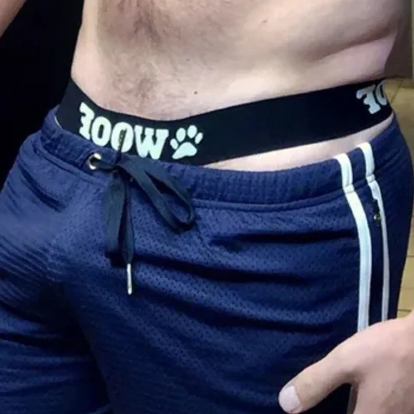 Men’s push-up jockstraps - Navy / WHITE - Picture 2 of 7